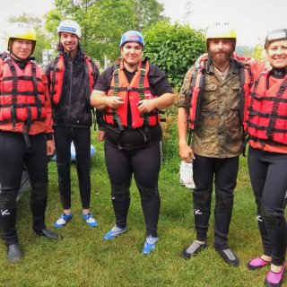 Water sport instructor course: In neopren suits :-)