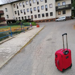 In the middle of nowhere - village Zderaz on the northern border of Bohemian-Moravian Highlands
