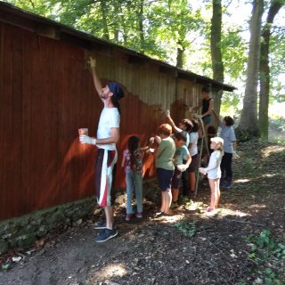 Family workcamp: Renovating so called DDM shipyard (loděnice).