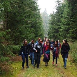 Arrival and Midterm meeting: Visting nature near training place and building relationships with new friends.